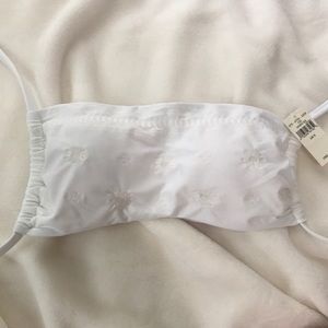 NWT bandeau swim bikini top